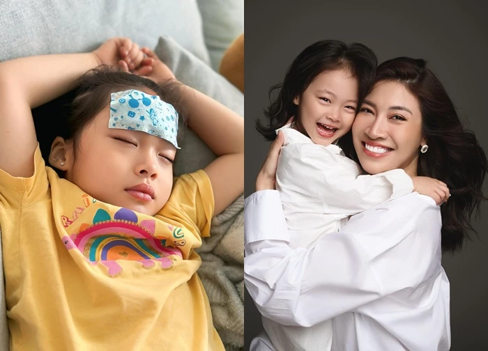Pha Lê hốt hoảng vì con gái bị bệnh, sốt liên tục không thuyên giảm: "Mình lần đầu tiên biết tới căn bệnh này"