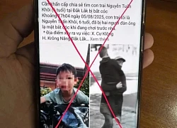 Sự thật về thông tin bé trai 6 tuổi bị bắt cóc khi đang ngồi chơi trước nhà