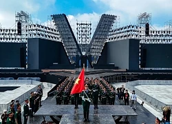 Đội hình tham dự duyệt binh tại Quảng trường Đỏ luyện tập cho concert Quốc gia "Tổ quốc trong tim"