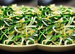 Hai rau này xào với nhau vừa dễ làm lại bổ gan, tráng dương, ăn mùa hè cũng thanh mát