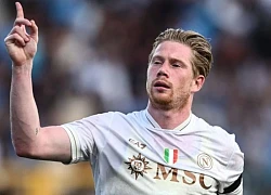 De Bruyne rực sáng ở Napoli