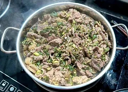 Loại lá tốt như thần dược hấp với thịt bê ngon miễn chê