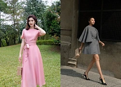 Nét kiêu sa ẩn mình trong đầm chiết eo