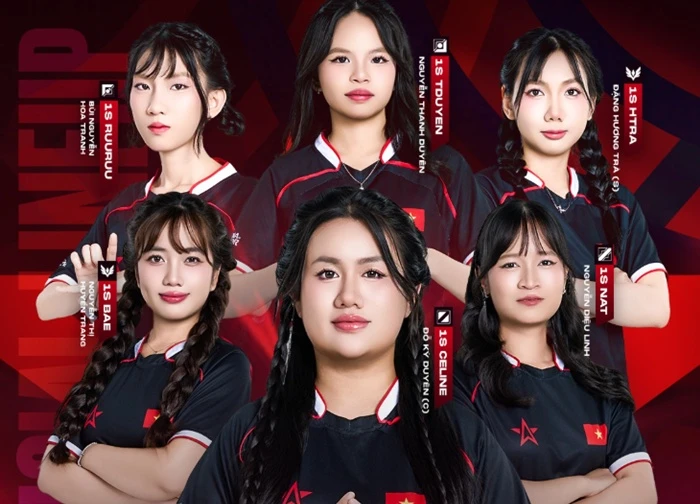 One Star Esports ghi tên vào lịch sử, trở thành đại diện Liên Quân Mobile nữ tại đấu trường SEA Games 33