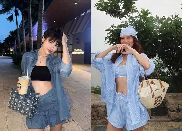Biến tấu áo sơ mi dài tay để nàng xinh tươi ngày đầu thu