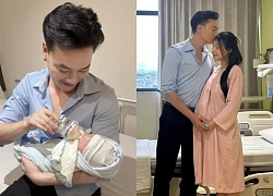 Diễn viên Trọng Lân đón con trai đầu lòng