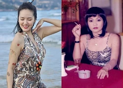 NSƯT Ngọc Huyền một thời sexy, Phương Linh khoe loạt hình xăm trước biển