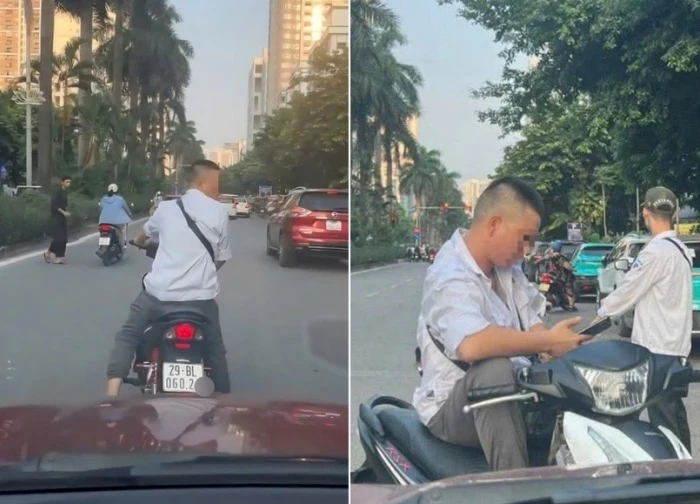 Vụ người đàn ông chặn ô tô giữa phố Hà Nội để đòi tiền đỗ xe: Công an vào cuộc