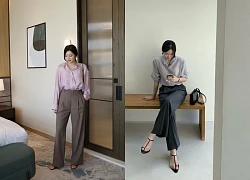 4 combo trang phục công sở chỉ mất đúng 5 phút phối đồ là đẹp, chuẩn thanh lịch