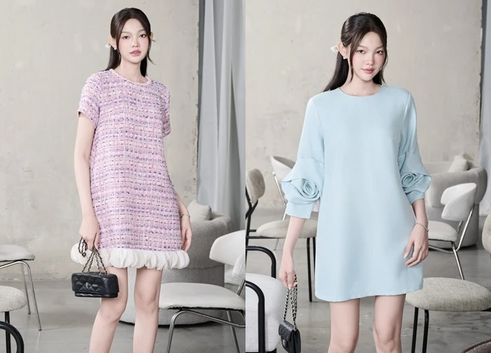 Đầm dự tiệc mùa thu, ấn tượng ngay từ ánh nhìn đầu tiên