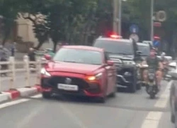 Hà Nội: Xác minh clip ô tô đi vào làn BRT còn cản trở cả xe ưu tiên