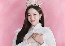 Hoa hậu Kiều Duy diện áo dài trắng trong bộ ảnh gửi đến Miss International