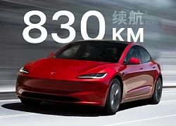 Tesla Model 3+ đi được 830 km/lần sạc, giá quy đổi hơn 900 triệu đồng