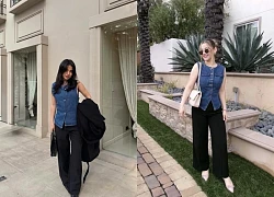Áo gile denim, lựa chọn mới lạ cho những ngày gió thu