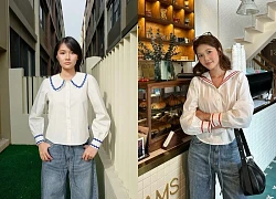 Làm mới bản phối áo sơ mi trắng, sơ mi crop trong mùa tựu trường