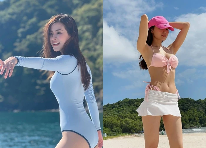 Ngọc nữ Việt - Thái đọ bikini: Baifern tuyệt sắc khuynh thành nhưng kín bưng, Ninh Dương Lan Ngọc sexy rung chuyển thị giác