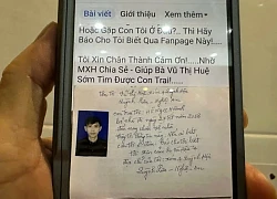 Người mẹ lên mạng thông báo tìm con trai mất tích 7 năm