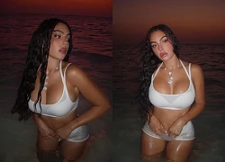 Bạn gái C.Ronaldo gây sốt khi mặc đồ xuyên thấu nóng bỏng