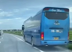 Tài xế xe khách bị phạt 5 triệu đồng vì lái xe ở làn dừng khẩn cấp cao tốc