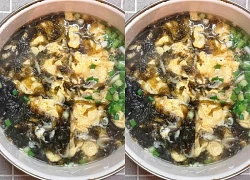 Trứng nấu canh với rau này canxi tăng nhiều lần, cực tốt cho xương, vừa ngon lại dễ nấu, khoảng 3 phút là xong