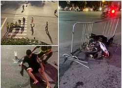 Bắt giữ 2 thanh niên 'thông chốt', tông thẳng vào cảnh sát cơ động ở Hà Nội