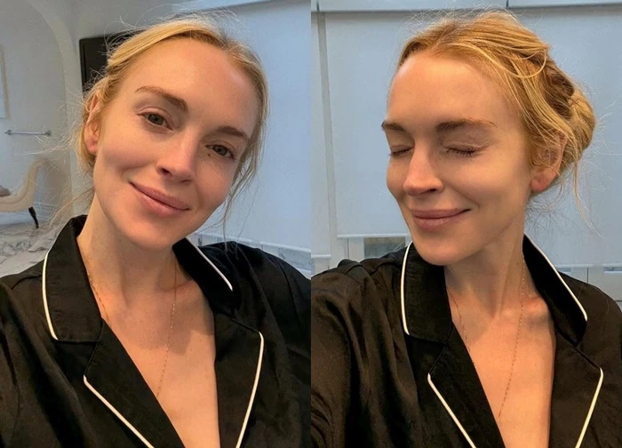 Gương mặt "mộc" gây xôn xao của Lindsay Lohan