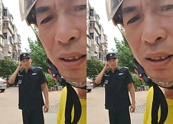 Con trai làm bảo vệ thẳng tay chặn ông bố shipper, dân mạng cười ngất