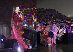 Hàng nghìn người đội mưa "đu" concert quốc gia