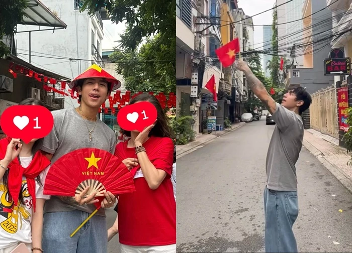 Sao Hàn đang hot nhất tại Việt Nam: "Hòa tan" với bầu không khí Quốc khánh, fan cứ ra đường là bắt gặp!