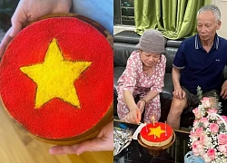 Con dâu xúc động kể về chiếc bánh Tiramisu màu cờ Tổ quốc tự tay làm tặng bố chồng