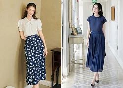 Không bao giờ hết mốt khi diện cặp đôi áo và chân váy