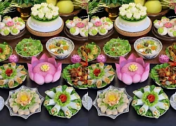Mâm cỗ chay ngày Rằm tháng 7 của mẹ đảm Hà Nội gồm những món chay ngon nào?