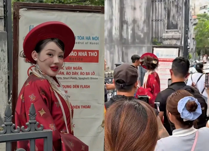 Phía Ngân 98 nói gì vụ bị yêu cầu rời khỏi Nhà thờ Lớn?