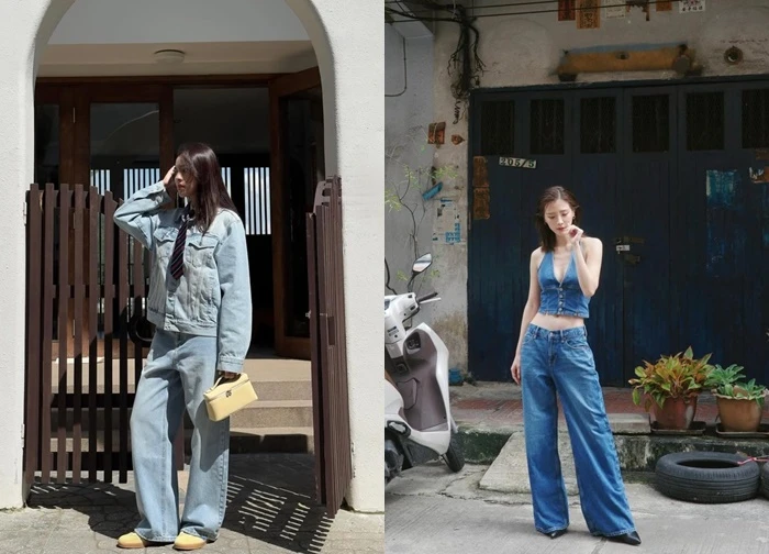 Phối nguyên set đồ denim giúp nàng chất hơn bao giờ hết