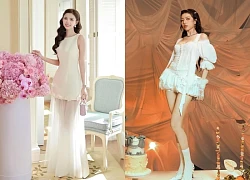 Thanh lịch mà không 'kén' dáng với sắc trắng đơn giản