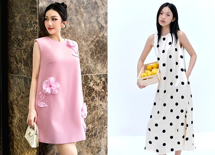 Váy suông thanh lịch và tôn dáng thướt tha, nhìn thấy là yêu