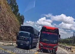 Đình chỉ tài xế xe khách vượt ẩu trên đèo An Khê