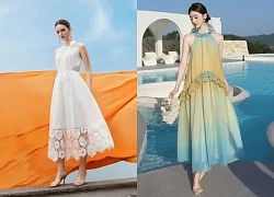 Nét dịu dàng, lãng mạn lên ngôi với váy maxi