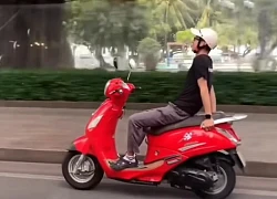 Xác minh clip người đàn ông "biểu diễn" đi xe máy thả 2 tay ở Nha Trang