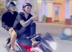 Buông tay, gác chân khi lái xe để quay clip "câu view"