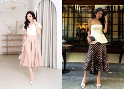 Chinh phục mọi ánh nhìn với chân váy midi thanh lịch