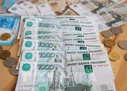 Ngân hàng Nga tăng tỷ giá hối đoái các loại ngoại tệ