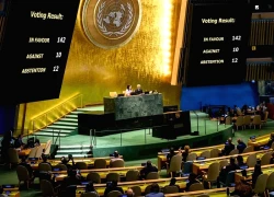 Đại hội đồng LHQ thông qua Tuyên bố New York về giải pháp hai nhà nước giữa Israel, Palestine