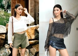 Phá cách cùng áo lưới mang nét quyến rũ và táo bạo