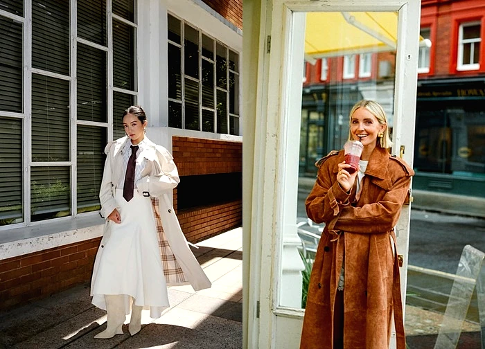 Trench coat, chiếc áo măng tô nhẹ nhàng, sang trọng không thể thiếu mùa cuối năm