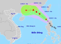 Áp thấp nhiệt đới tiến vào Biển Đông, sắp mạnh lên thành bão số 8