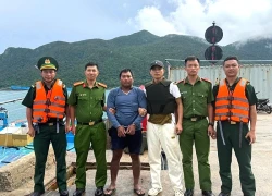 Bắt giữ đối tượng bị truy nã lẩn trốn trên tàu cá ở Côn Đảo