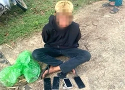 Tên trộm bị "lật tẩy" vì có mái tóc nhuộm màu vàng