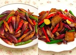 Ăn một miếng đã nghiện: Món rau màu tím hơn cả thuốc bổ, dân sành ăn thề "không ăn là tiếc cả đời"!