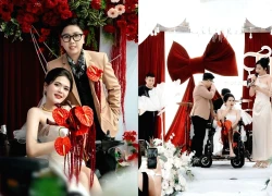 Cô dâu ngồi xe lăn khóc nức nở trong đám cưới khiến 2 họ nghẹn ngào